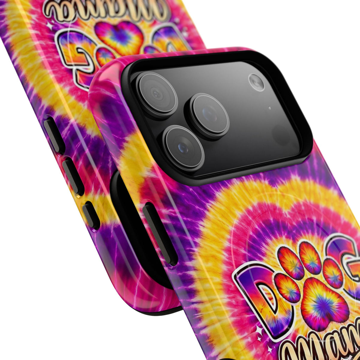 DOG MAMA PAW PRINT SWIRL MAGNETIC PHONE CASE - TLNT1504261