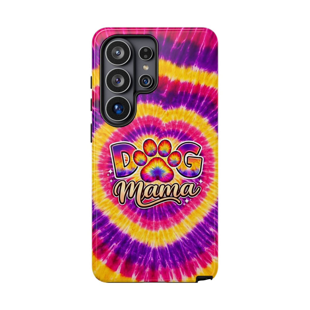 DOG MAMA PAW PRINT SWIRL PHONE CASE - TLNT1504261