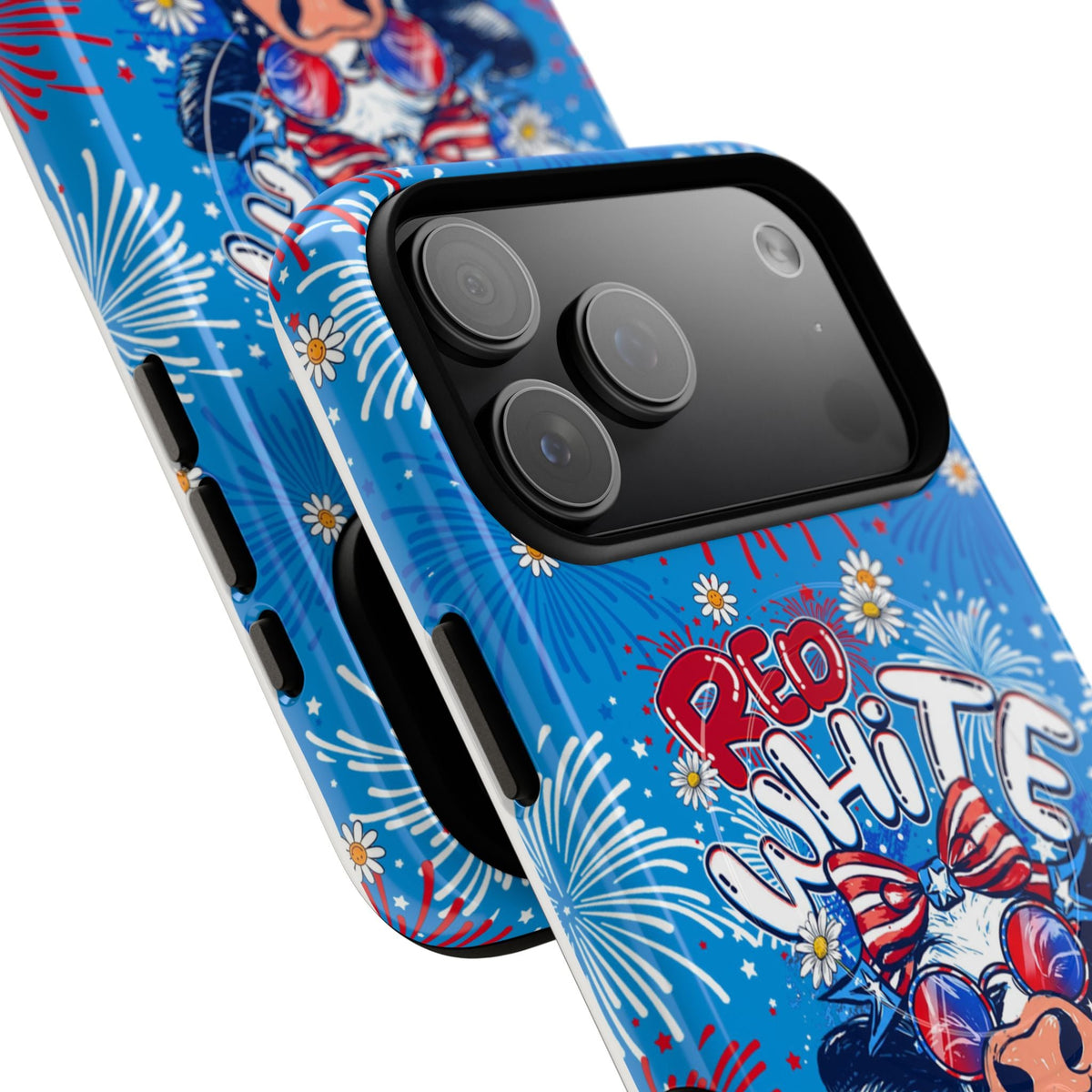 RED WHITE AND MOOO COW MAGNETIC PHONE CASE - TY1306262