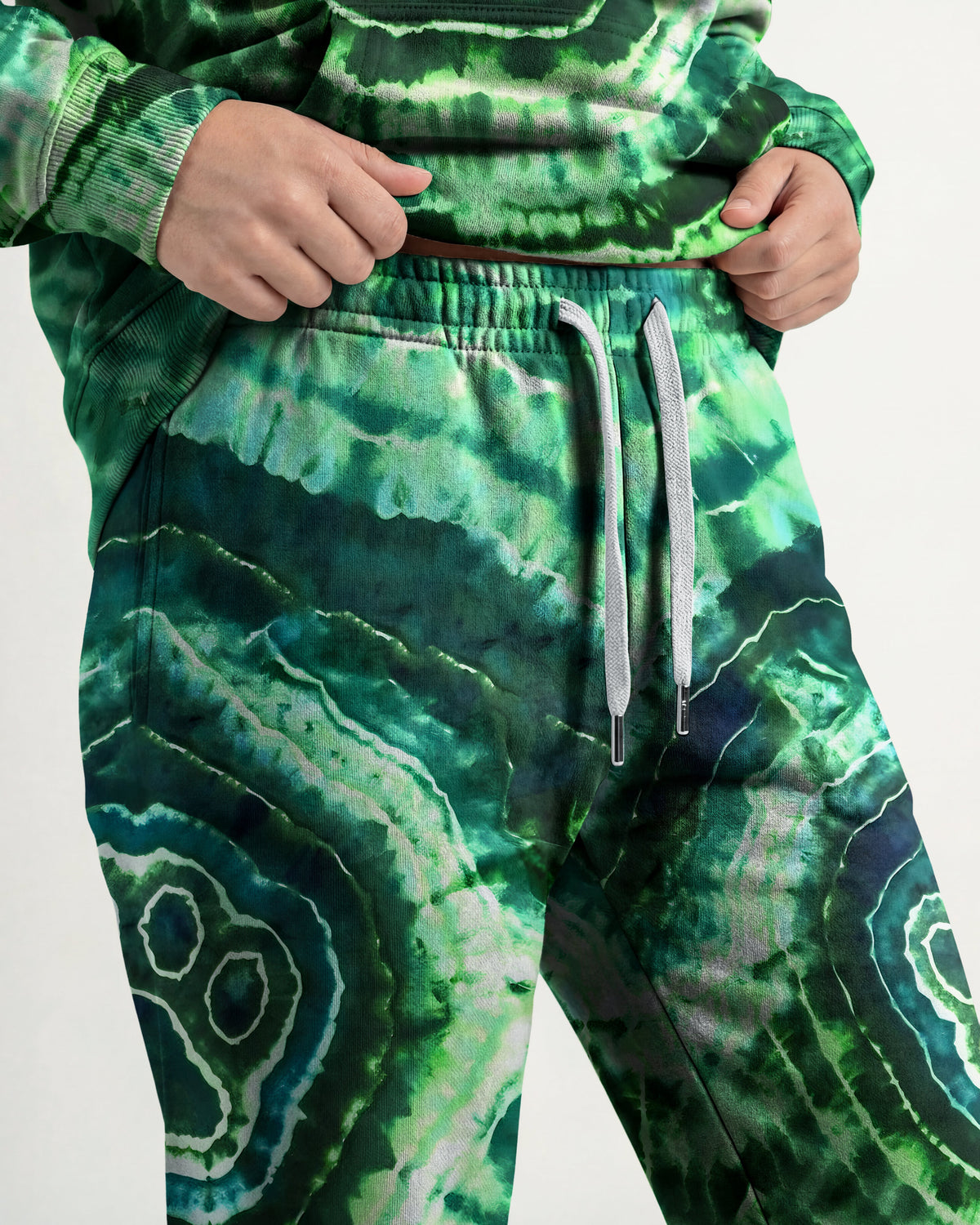 PAW PRINT TIE DYE STRAIGHT FIT SWEATPANT - TYQY0701263