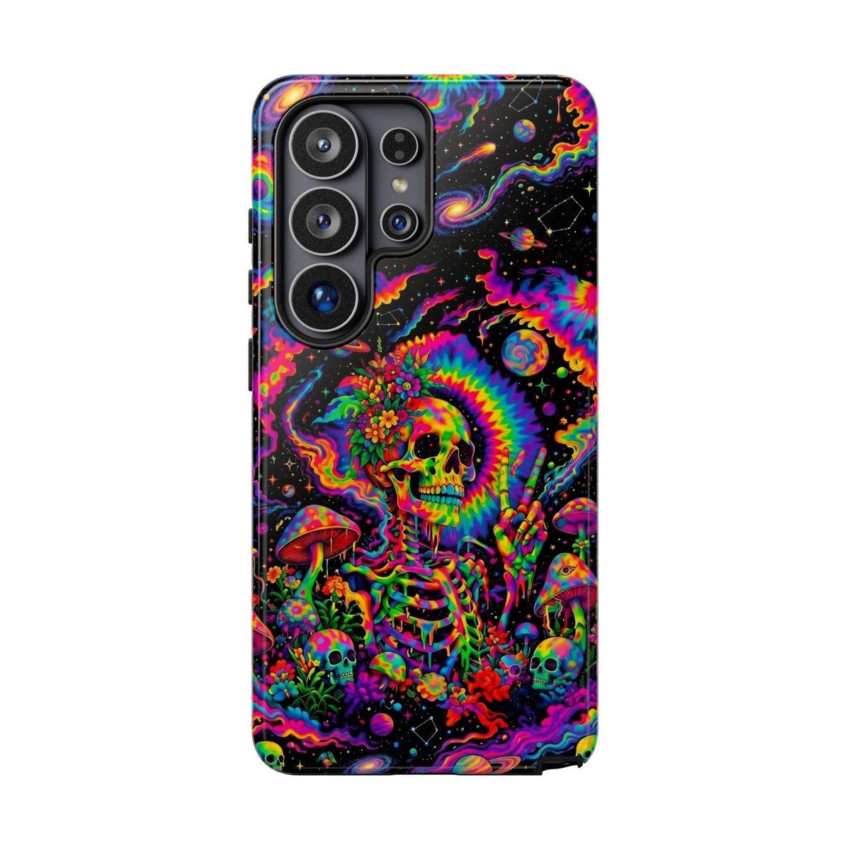 HIPPIE SKULL PSYCHEDELIC PHONE CASE - TLNO2904262