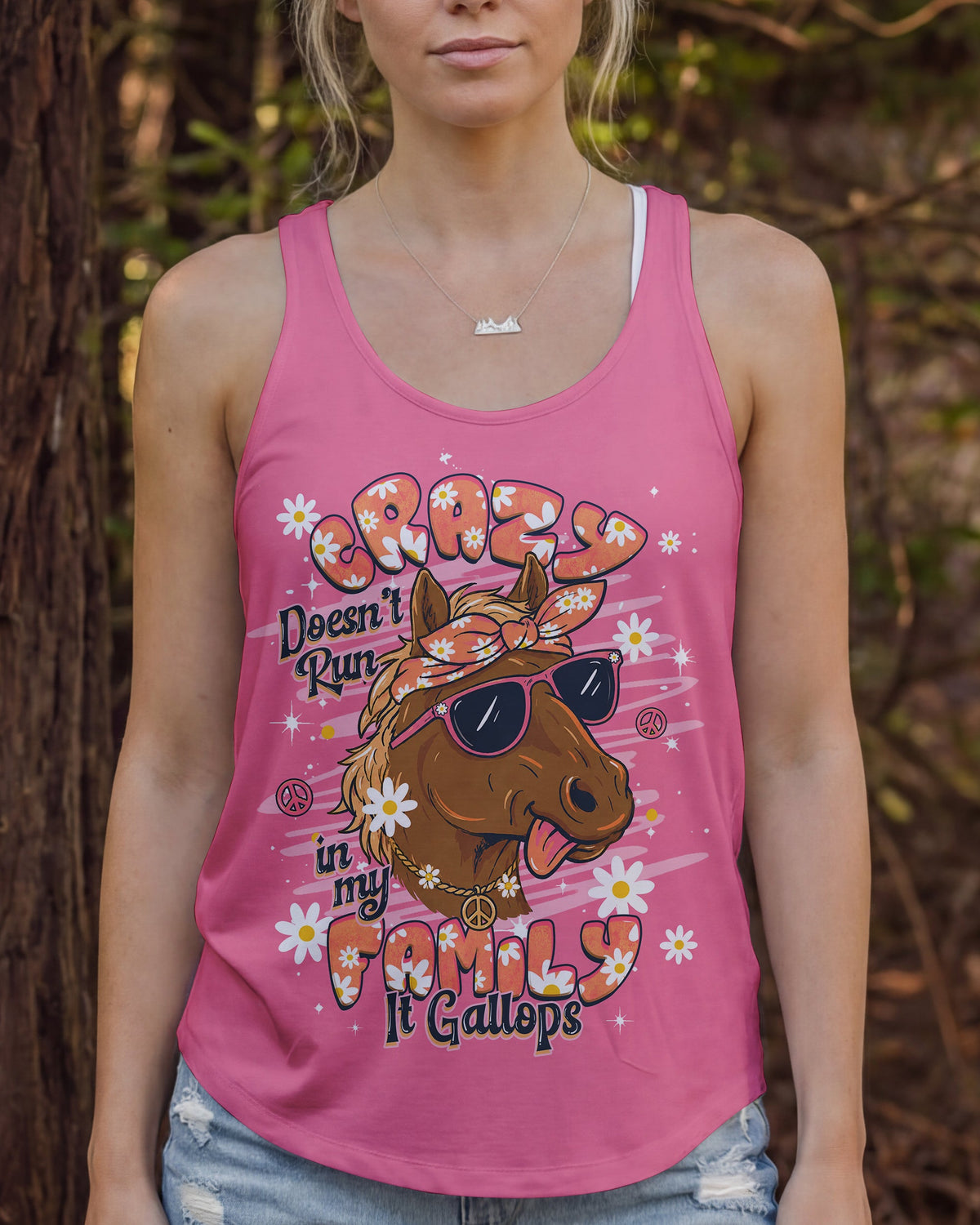 CRAZY DOESN'T RUN HORSE ALL OVER PRINT - TLHG1506262