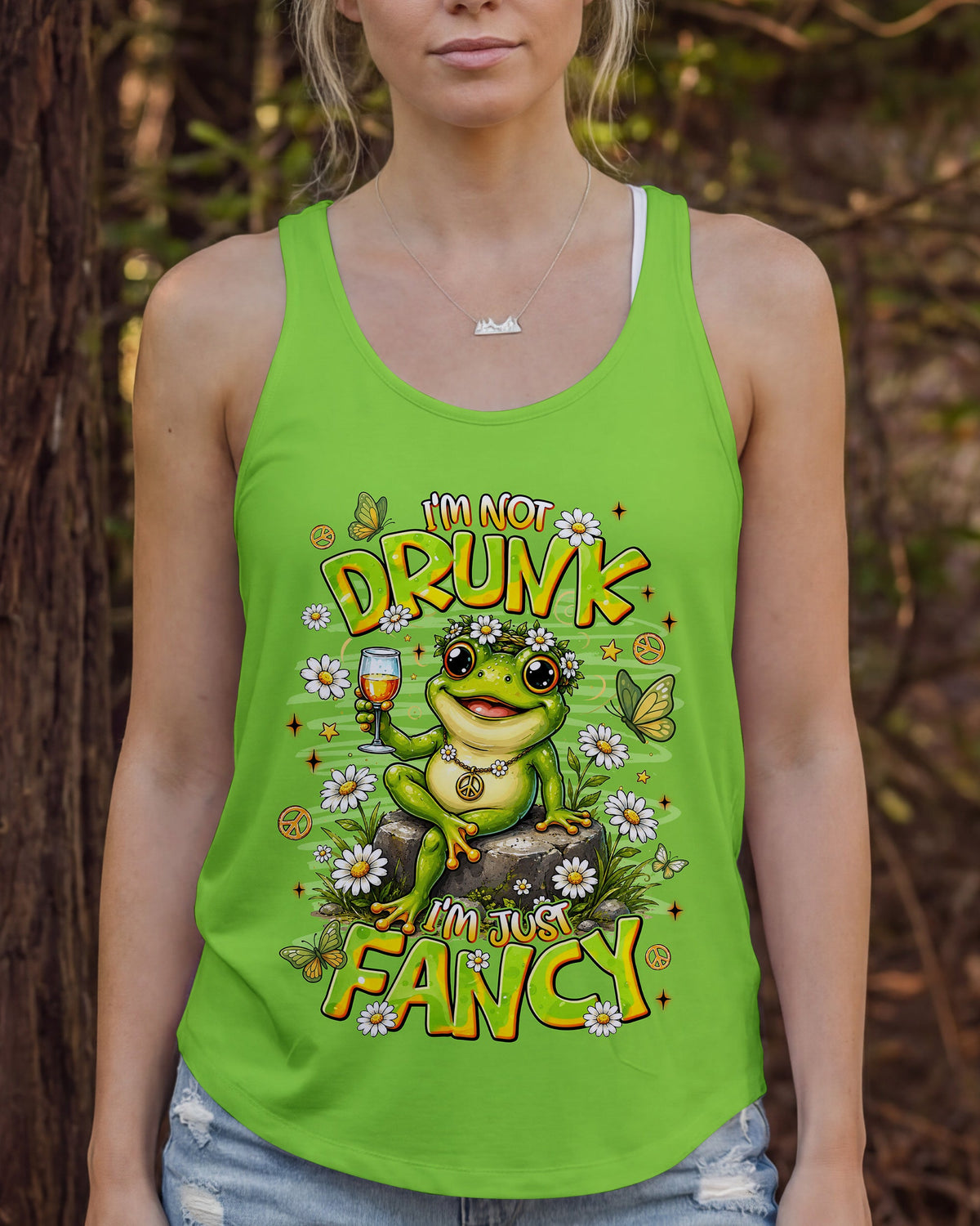 I'M JUST FANCY FROG ALL OVER PRINT - TLNT3006263