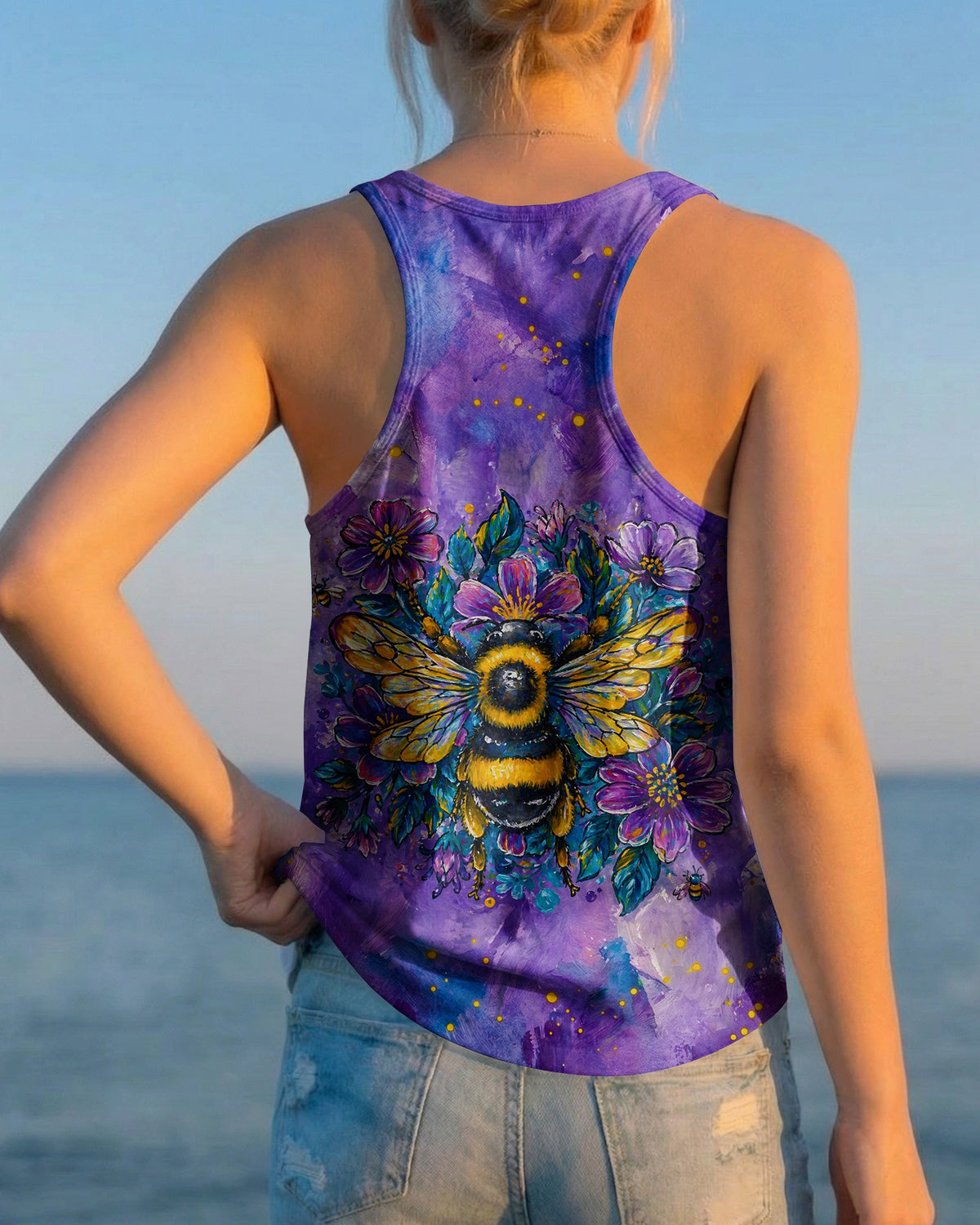 WHISPER WORDS OF WISDOM LET IT BE BEE ALL OVER PRINT - TLNO2304261