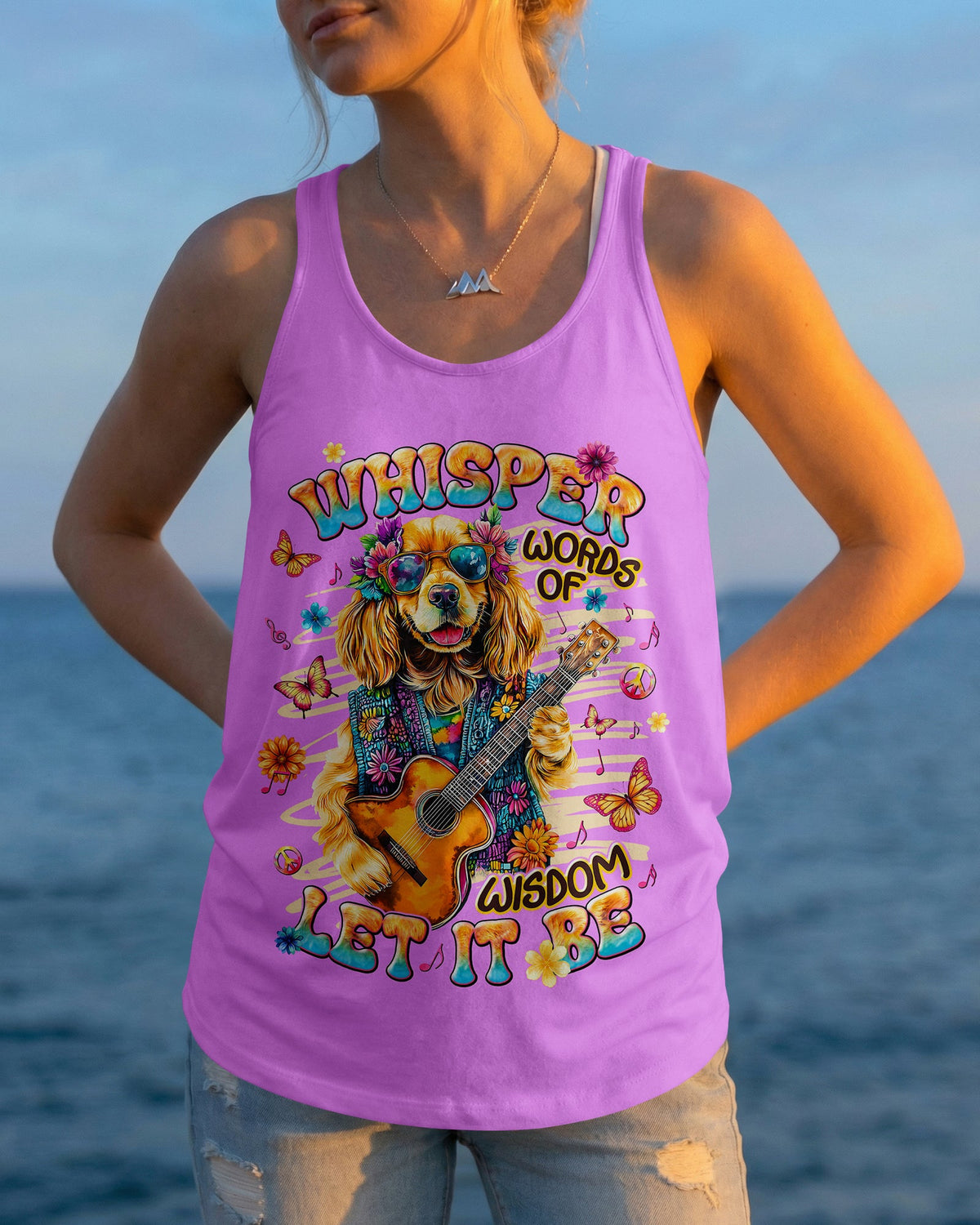 WHISPER WORDS OF WISDOM LET IT BE COCKER SPANIEL DOG ALL OVER PRINT - TLNT2105263