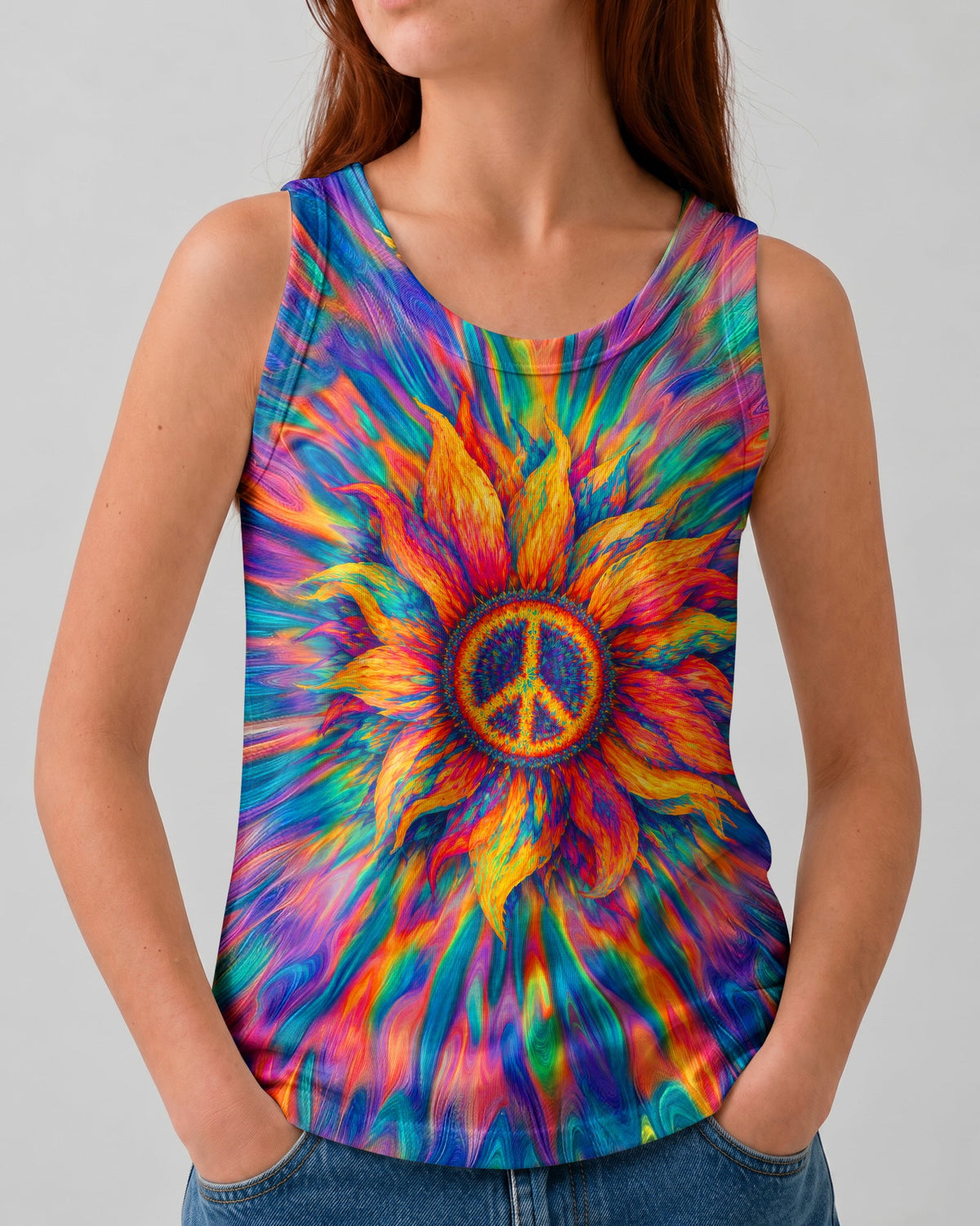 SUNFLOWER PEACE BURST KIDS SHIRT - TLTW2906266