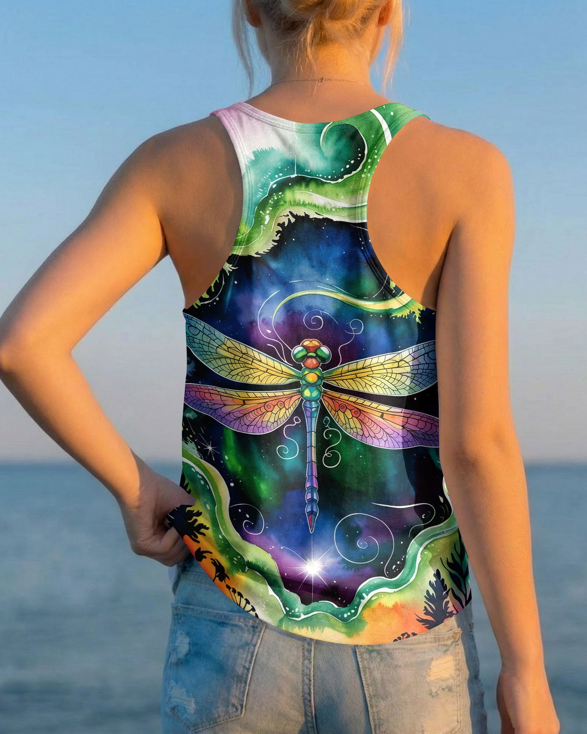 JUST BREATH DRAGONFLY ALL OVER PRINT - TLHG0804261