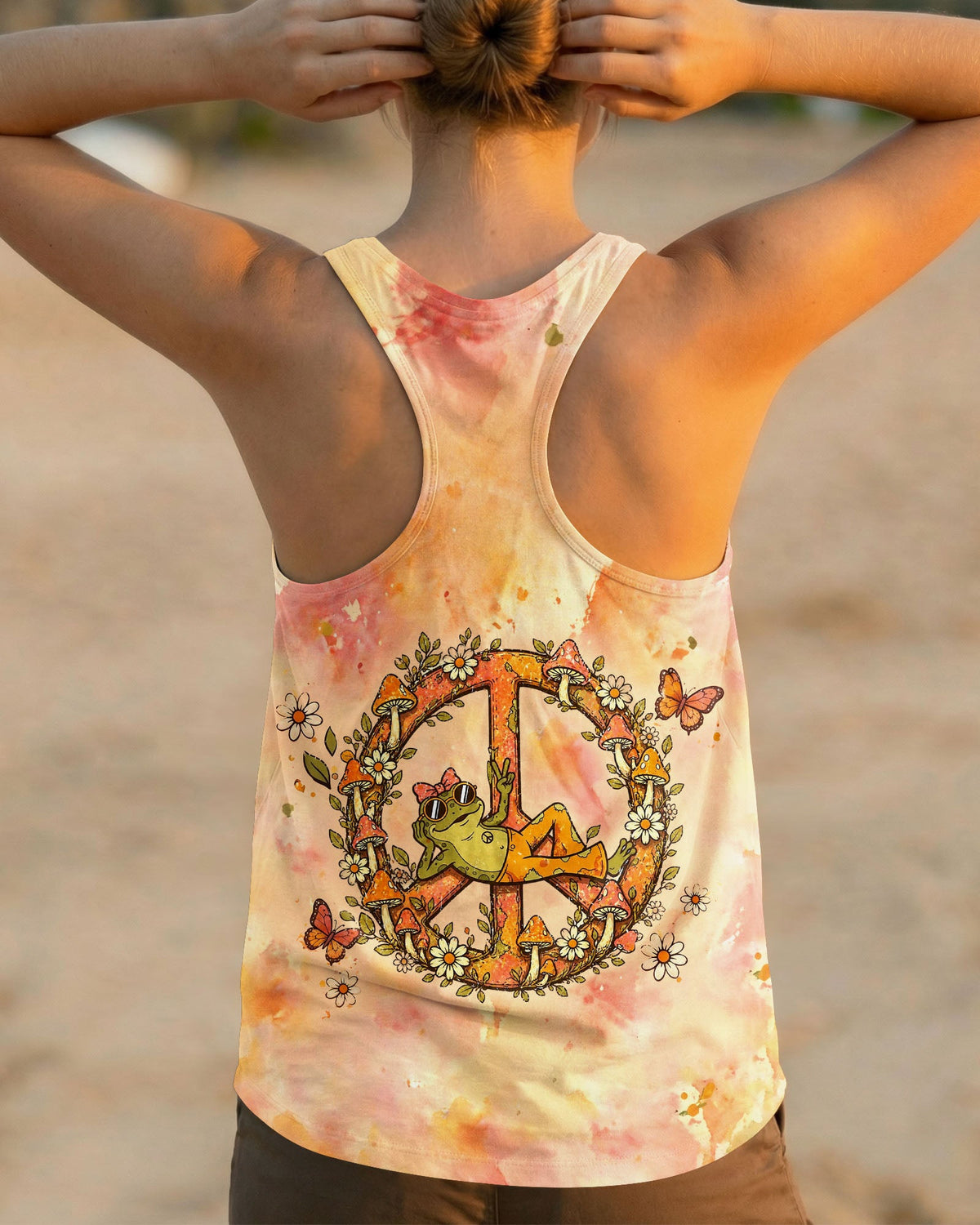 I WAS SIMPLY BORN TO DILLY DALLY FROG ALL OVER PRINT - TLHG2804261