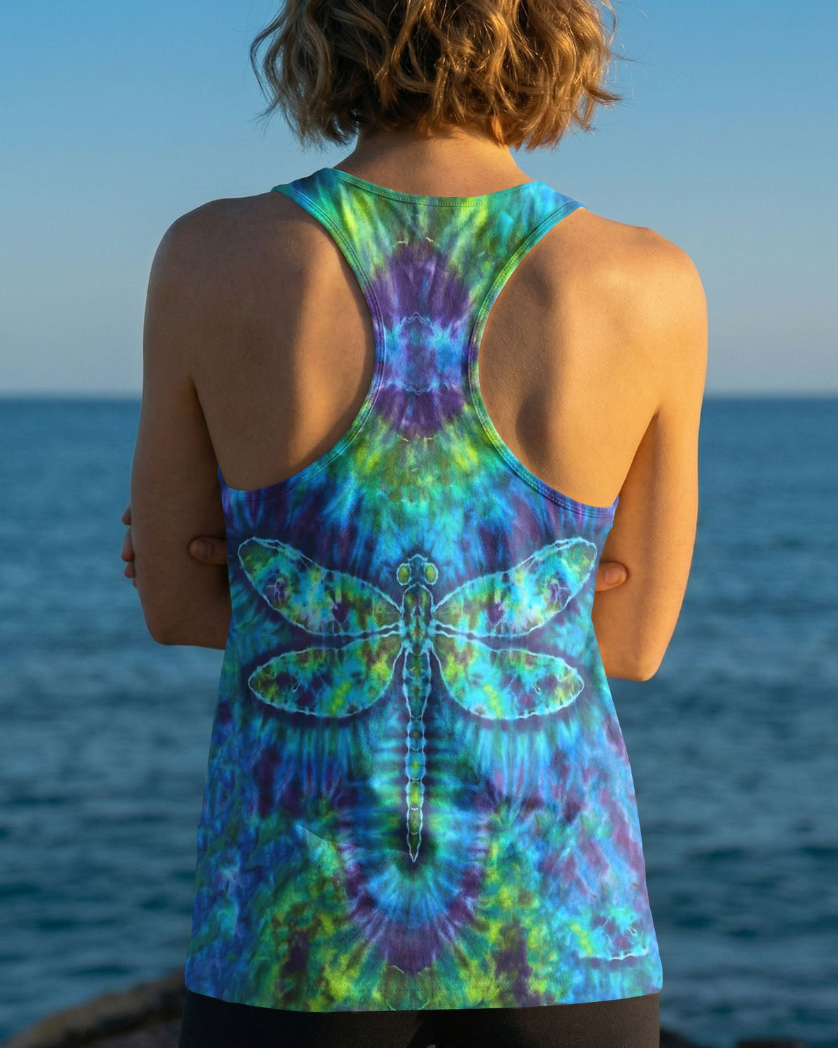 HIPPIE DRAGONFLY SWIRL ALL OVER PRINT - TLHN0704262