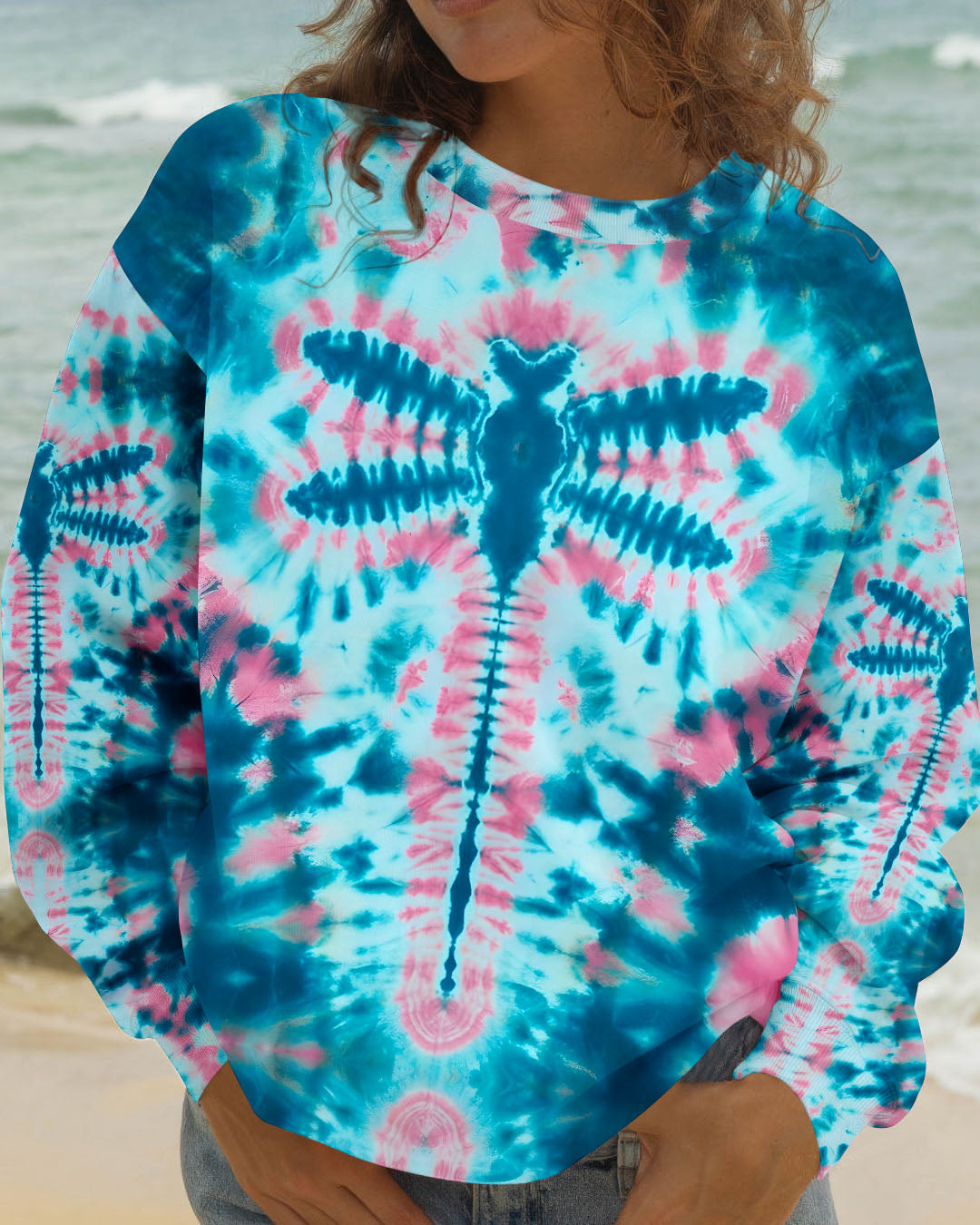 DRAGONFLY TIE DYE ALL OVER PRINT - TYQY1712251
