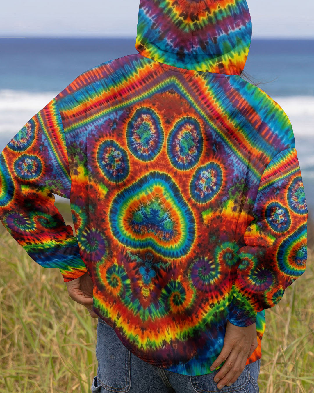 PAW PRINT COLORFUL PATTERN ALL OVER PRINT - TLNO2612251