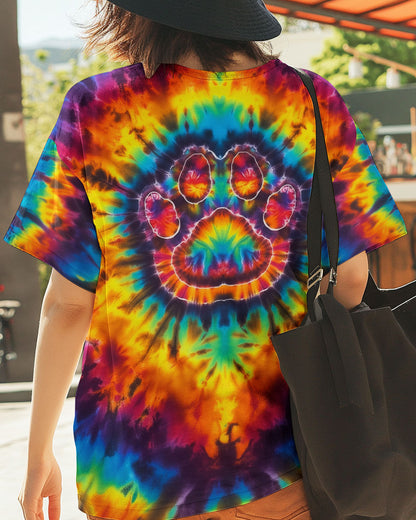 RAINBOW PAW TIE DYE ALL OVER PRINT - KMTM0511258