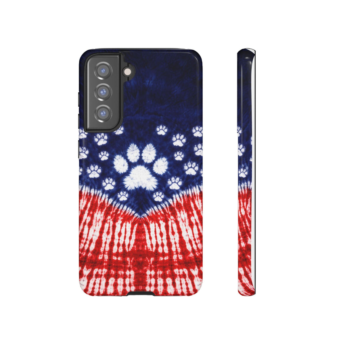 PAW PRINT RED WHITE & BLUE PHONE CASE - TLTW1604262