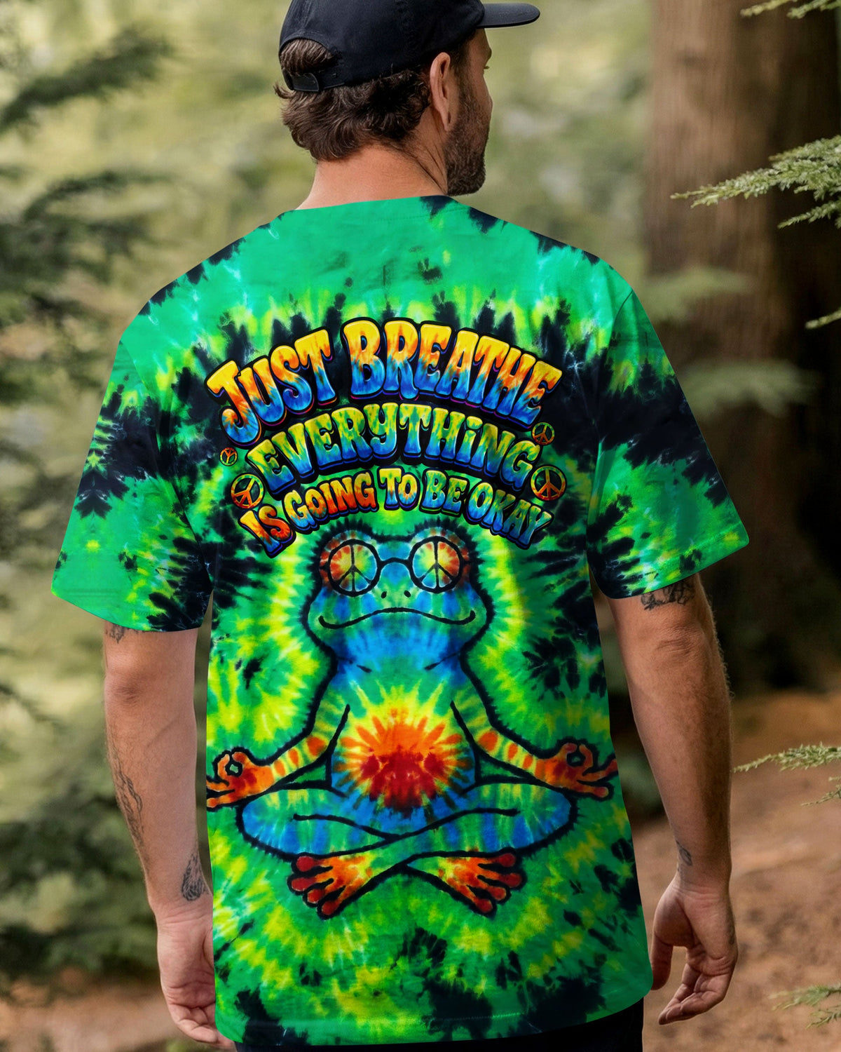 JUST BREATHE FROG ALL OVER PRINT  - TLTW1805264