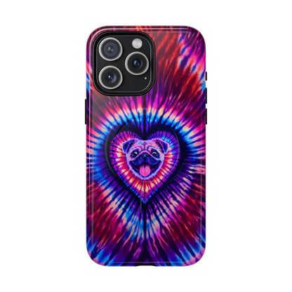 PUG DOG HEART MAGNETIC PHONE CASE - TLTW1104264