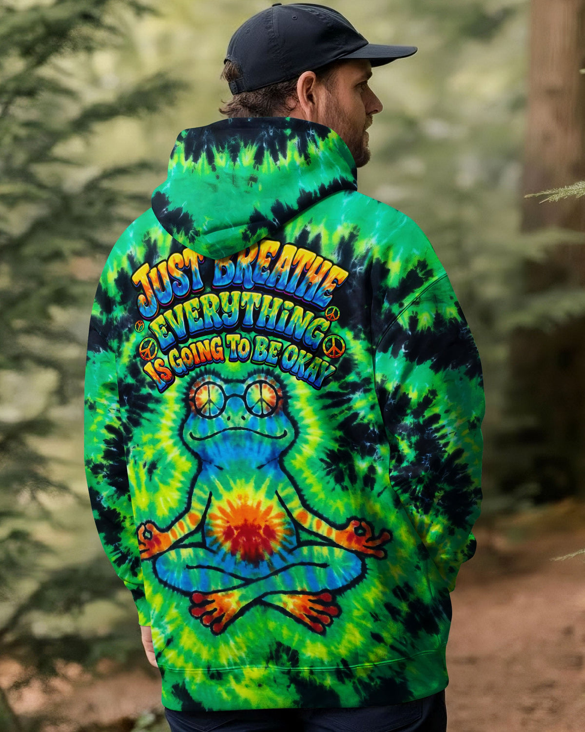 JUST BREATHE FROG ALL OVER PRINT  - TLTW1805264