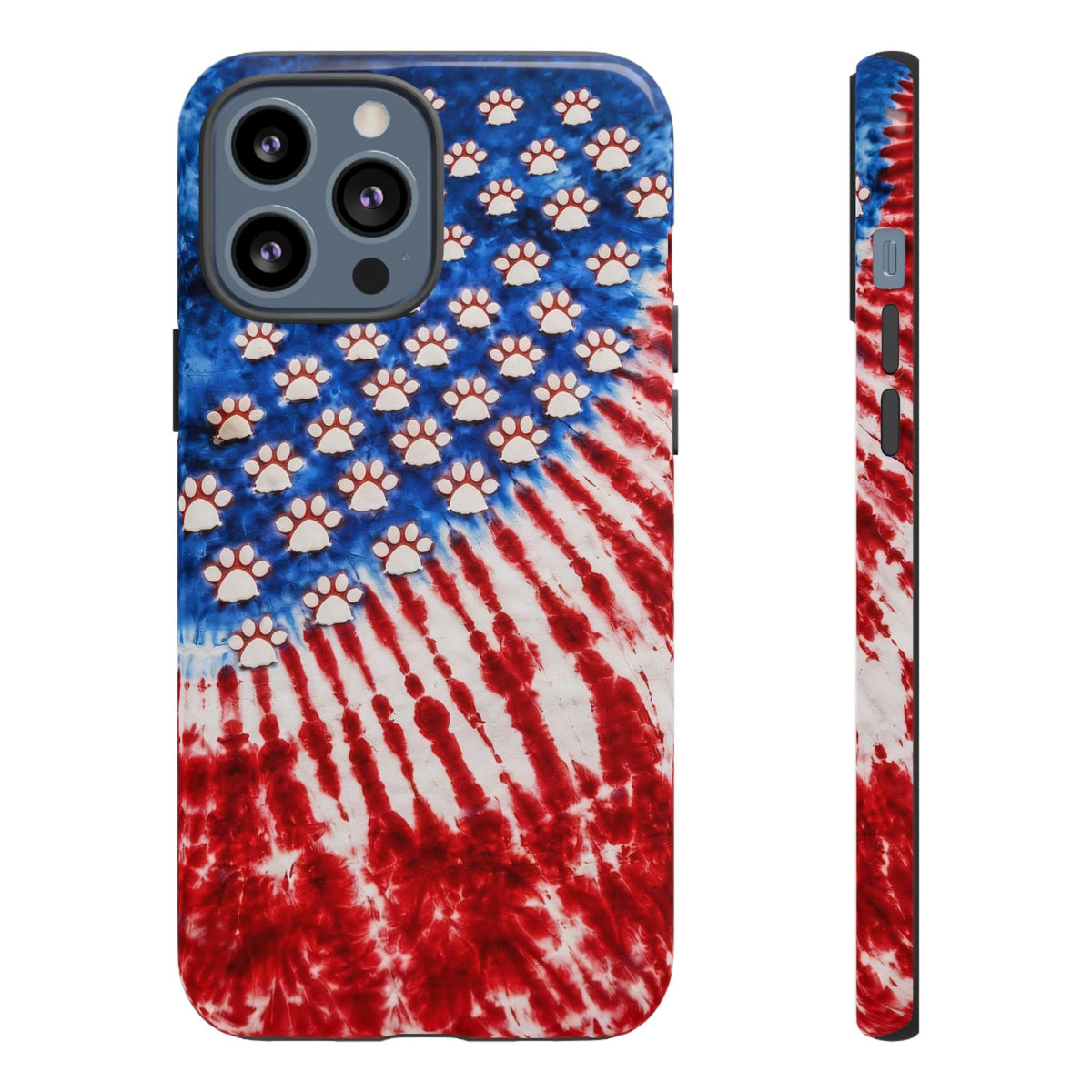 PAW PRINT RED WHITE & BLUE PHONE CASE - TLHG1704262