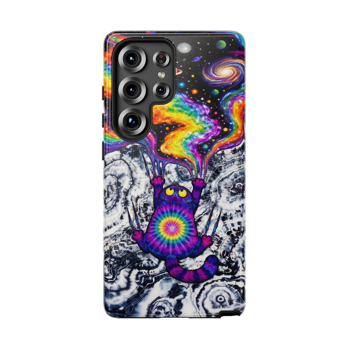 SCRATCHING CAT GALAXY PHONE CASE - KMTM1004261