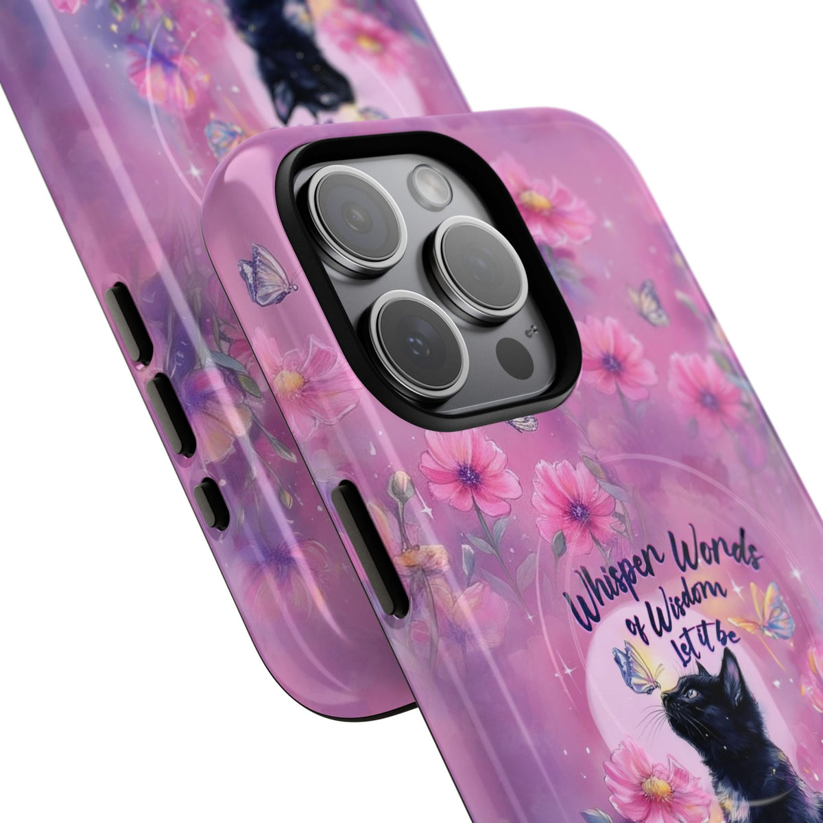 WHISPER WORDS OF WISDOM LET IT BE CAT MAGNETIC PHONE CASE - TLHG2605264