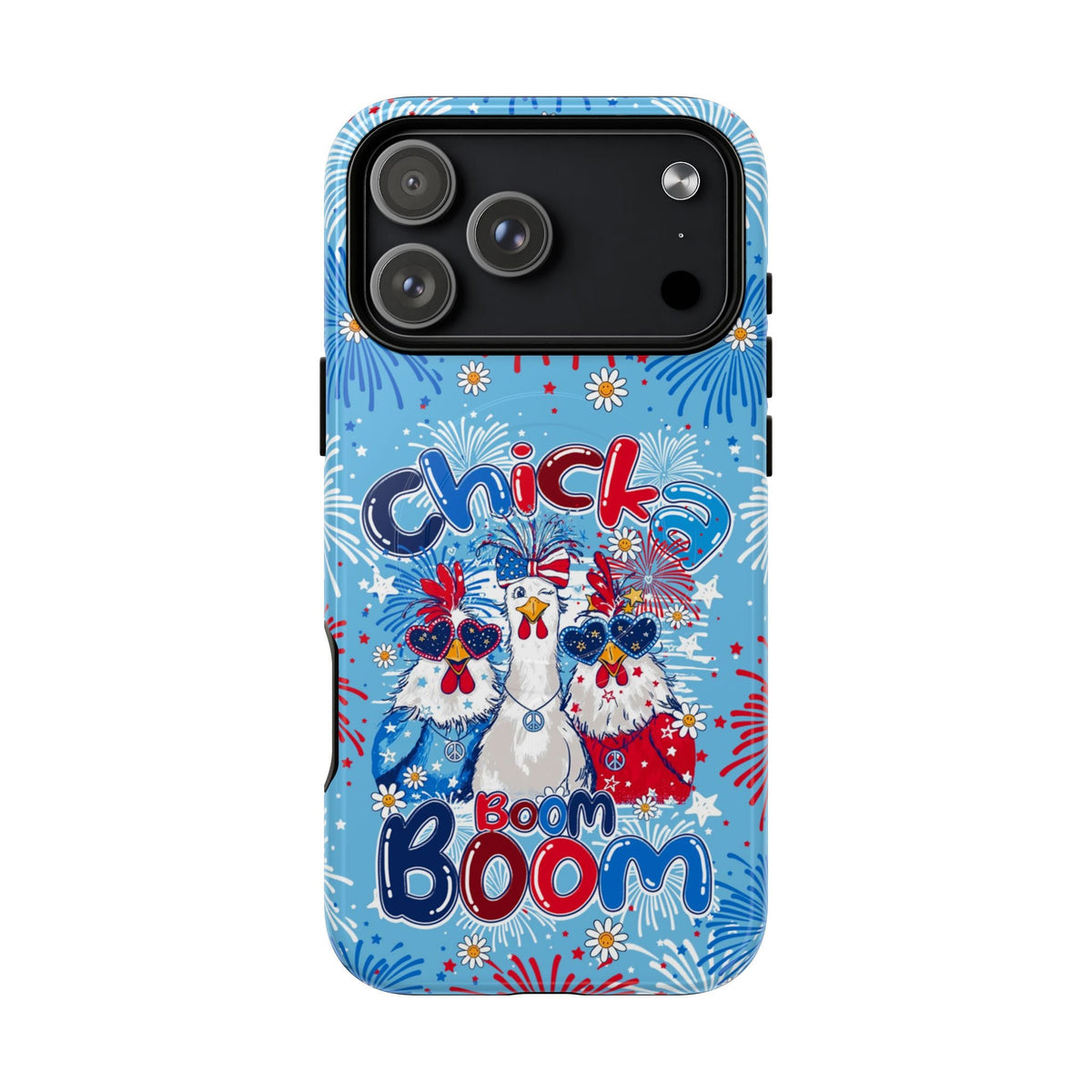 CHICKA BOOM BOOM HIPPIE CHICKEN MAGNETIC PHONE CASE - TY0406261