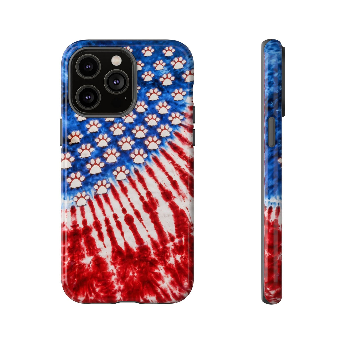PAW PRINT RED WHITE & BLUE PHONE CASE - TLHG1704262