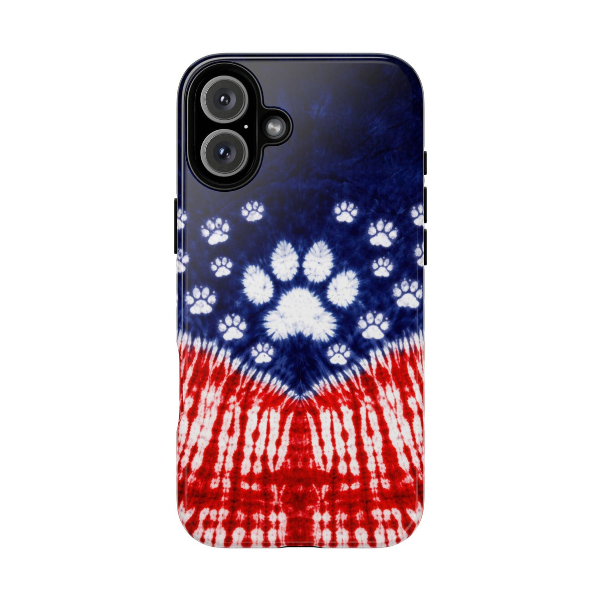 PAW PRINT RED WHITE & BLUE PHONE CASE - TLTW1604262
