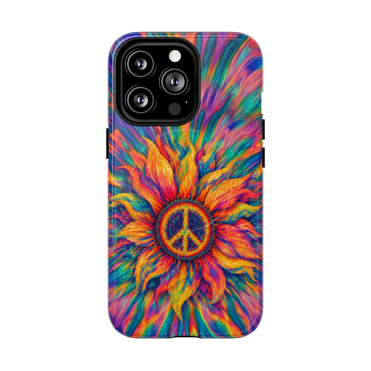SUNFLOWER PEACE BURST MAGNETIC PHONE CASE - TLTW2906268