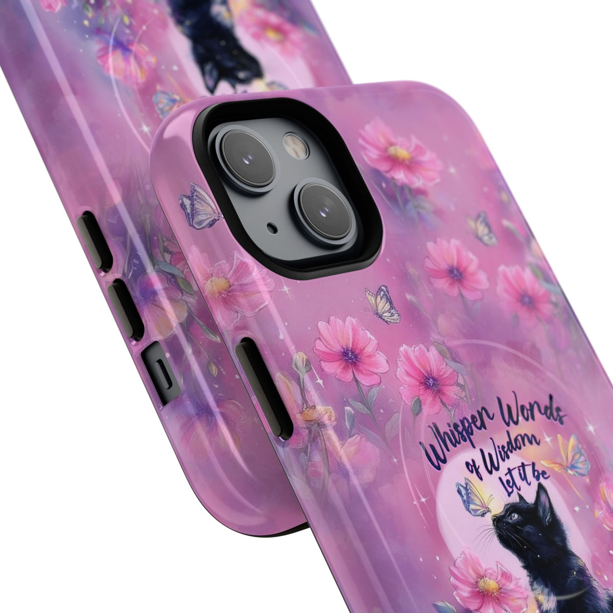 WHISPER WORDS OF WISDOM LET IT BE CAT MAGNETIC PHONE CASE - TLHG2605264