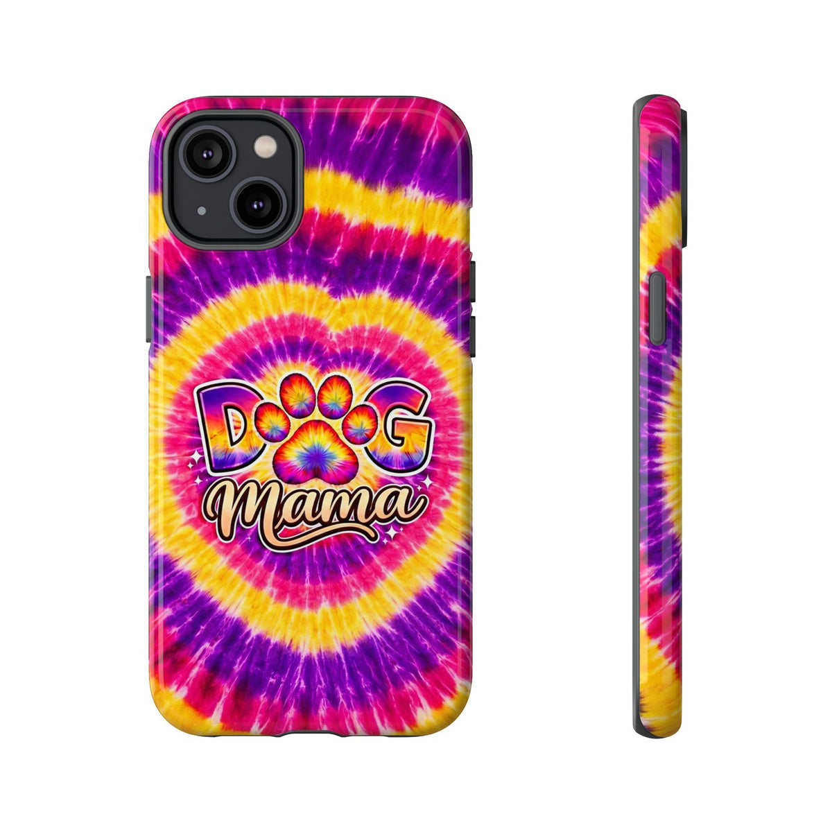 DOG MAMA PAW PRINT SWIRL PHONE CASE   - TLNT1504261