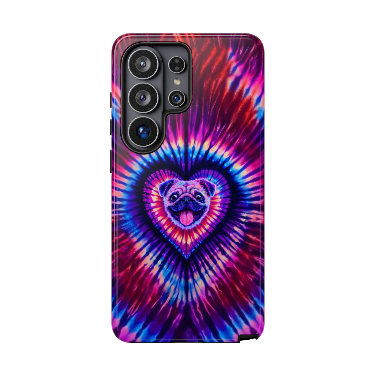 PUG DOG HEART SWIRL PHONE CASE  - TLTW1104264