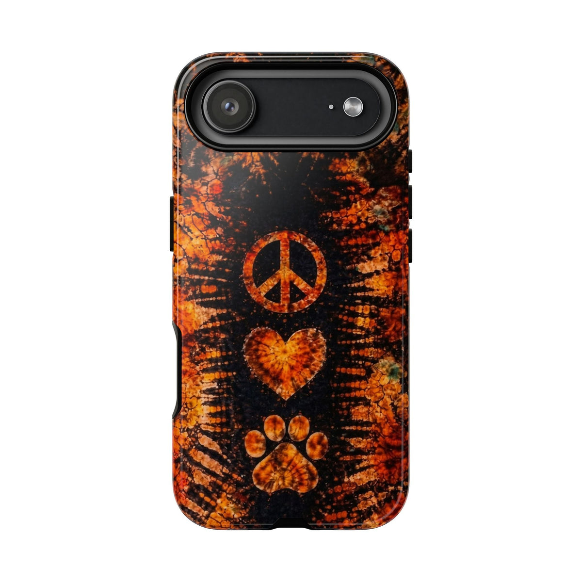 PEACE LOVE PAW PRINT VINTAGE  PHONE CASE  - TLHN2204264