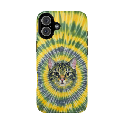 FUNNY CAT SWIRL MAGNETIC PHONE CASE - TLNT1604263