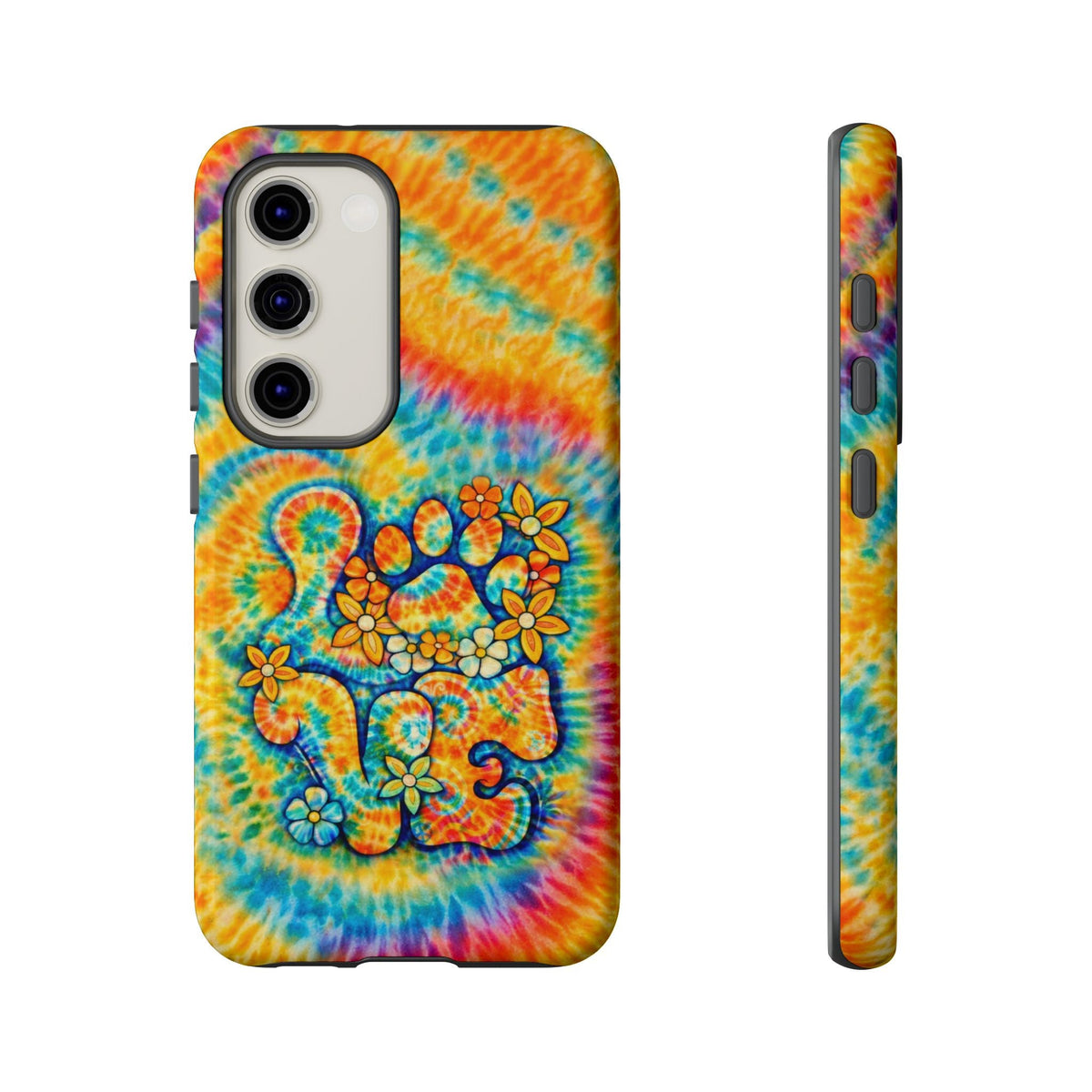 LOVE PAW PRINT SWIRL PHONE CASE  - TLHN2304264