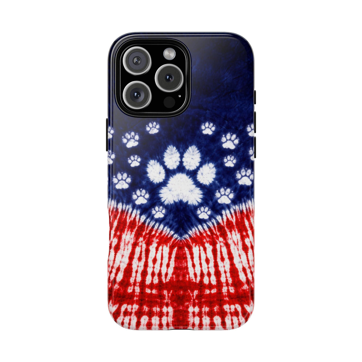 PAW PRINT RED WHITE & BLUE PHONE CASE - TLTW1604262