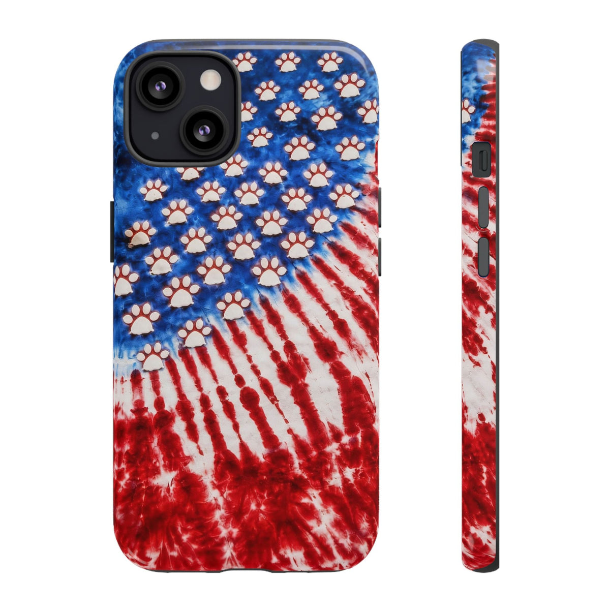 PAW PRINT RED WHITE & BLUE PHONE CASE - TLHG1704262