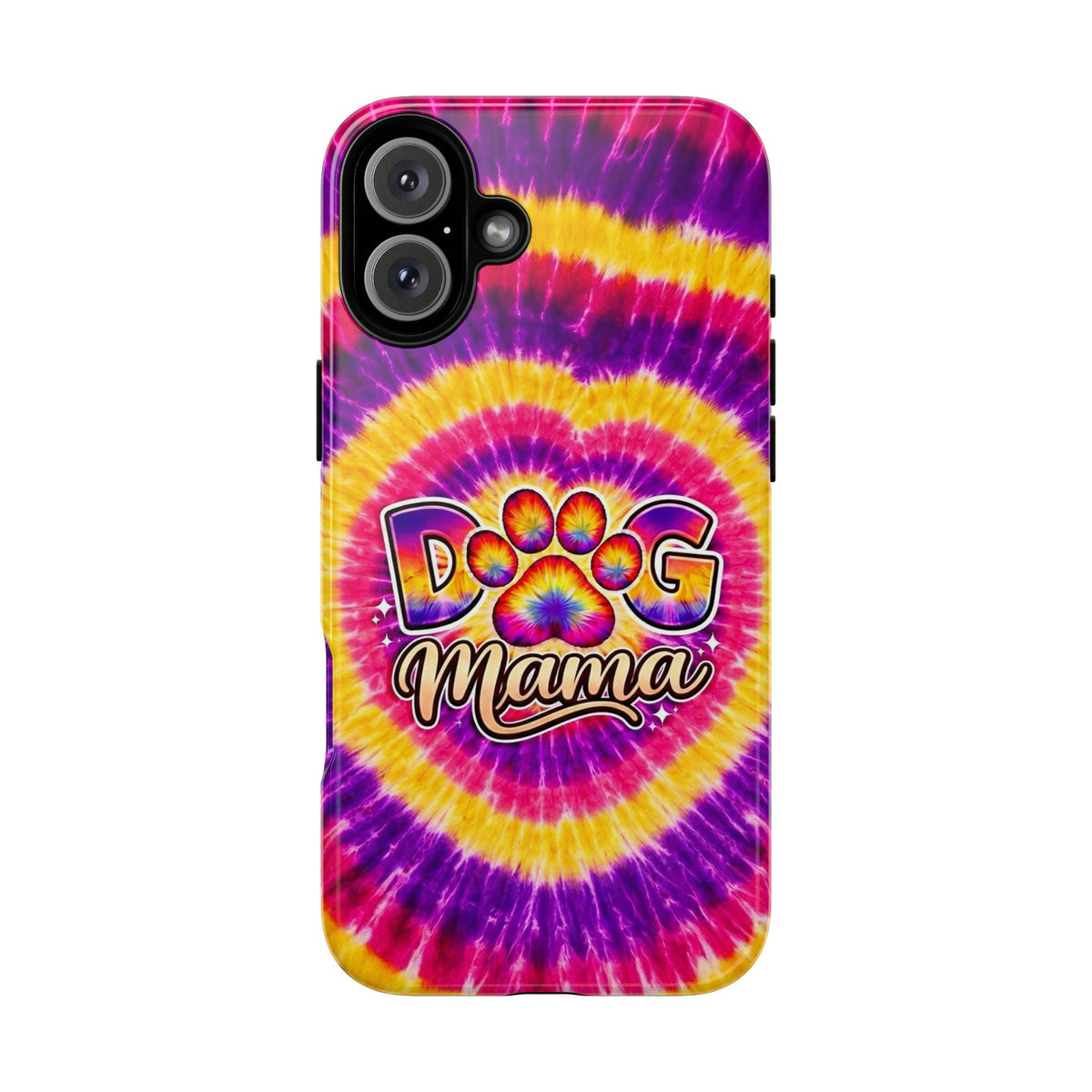 DOG MAMA PAW PRINT SWIRL PHONE CASE   - TLNT1504261