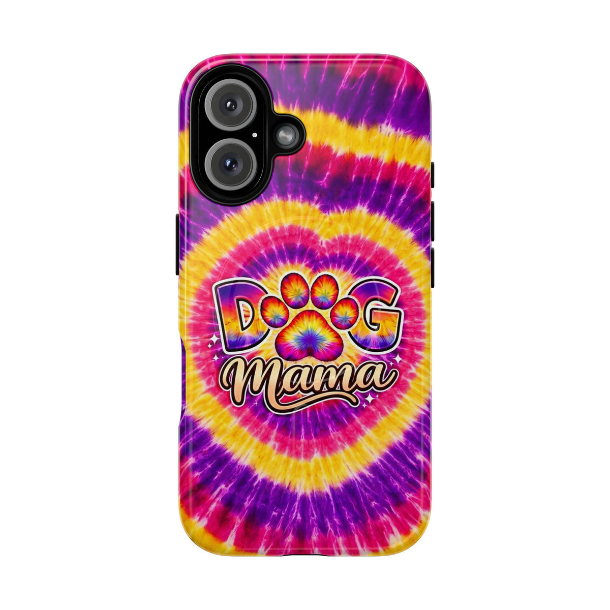 DOG MAMA PAW PRINT SWIRL MAGNETIC PHONE CASE  - TLNT1504261