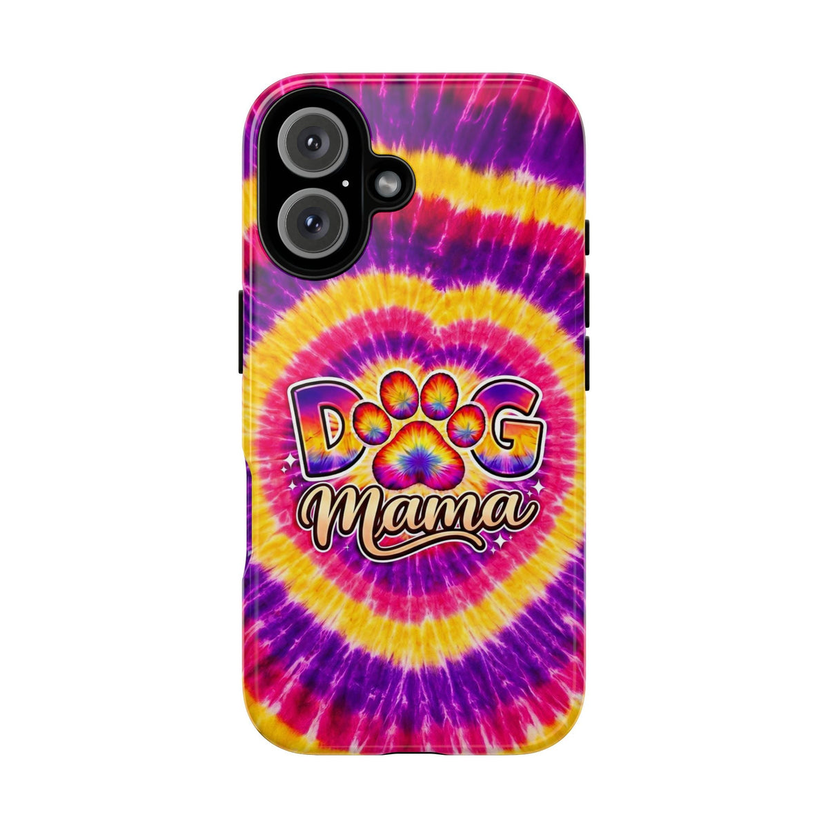 DOG MAMA PAW PRINT SWIRL PHONE CASE   - TLNT1504261