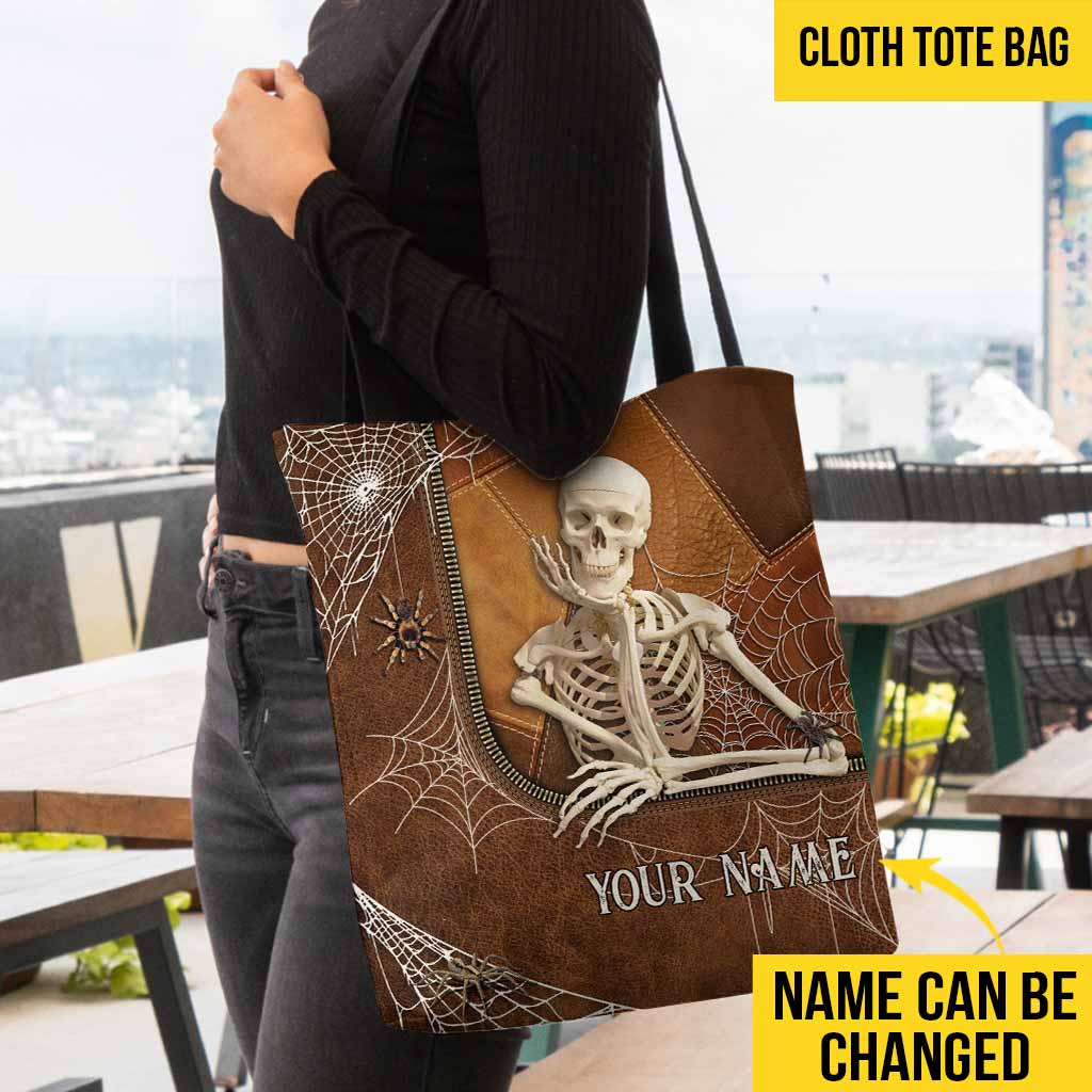 Halloween Vibes - Skull Personalized Tote Bag