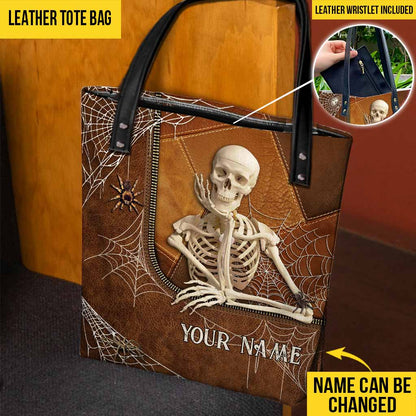 Halloween Vibes - Skull Personalized Tote Bag