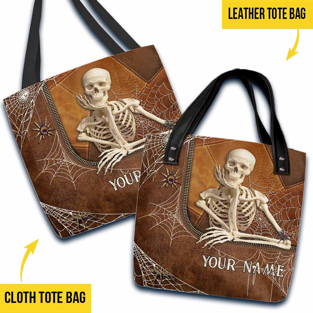 Halloween Vibes - Skull Personalized Tote Bag