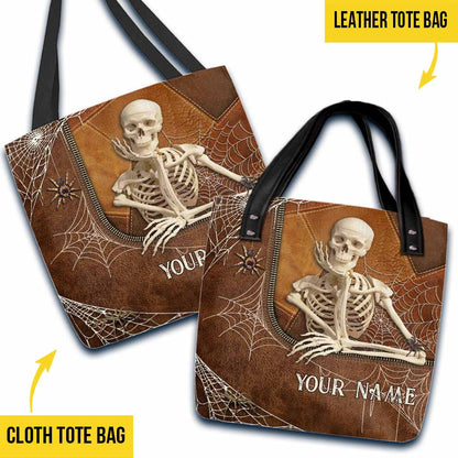 Halloween Vibes - Skull Personalized Tote Bag