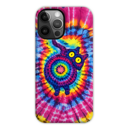 CAT COLORFUL SWIRL PATTERN PHONE CASE  - TLNO0701261