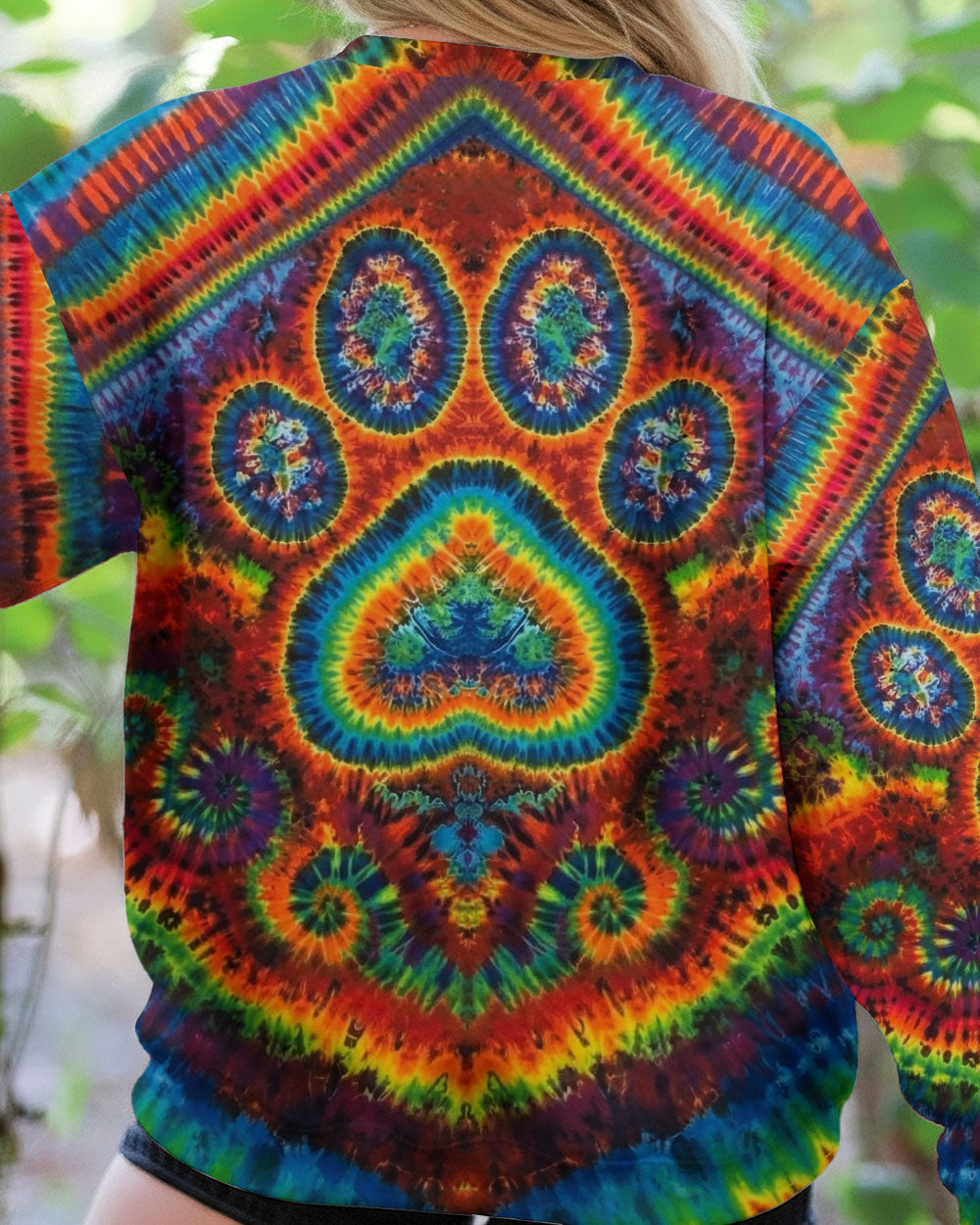 PAW PRINT COLORFUL PATTERN ALL OVER PRINT - TLNO2612251