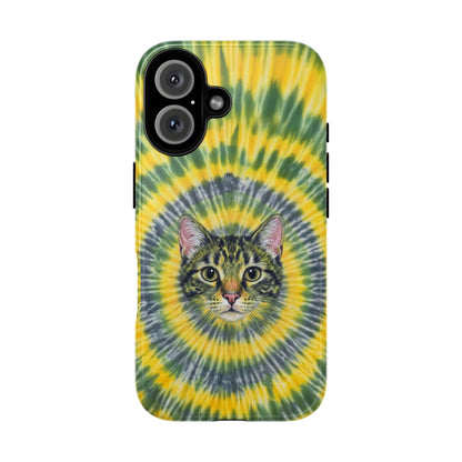 FUNNY CAT SWIRL  PHONE CASE - TLNT1604263
