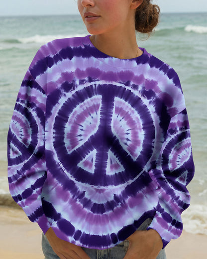 PEACE VIOLET ALL OVER PRINT - TYQY2912252