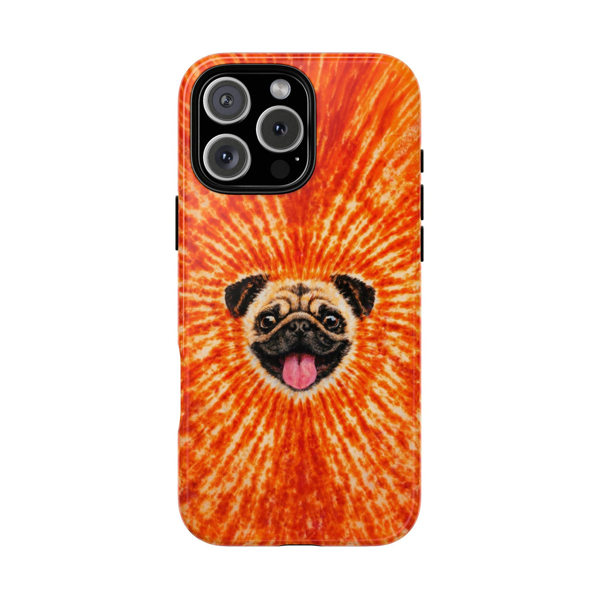 PUG DOG ORANGE  PHONE CASE - TLNT1604261