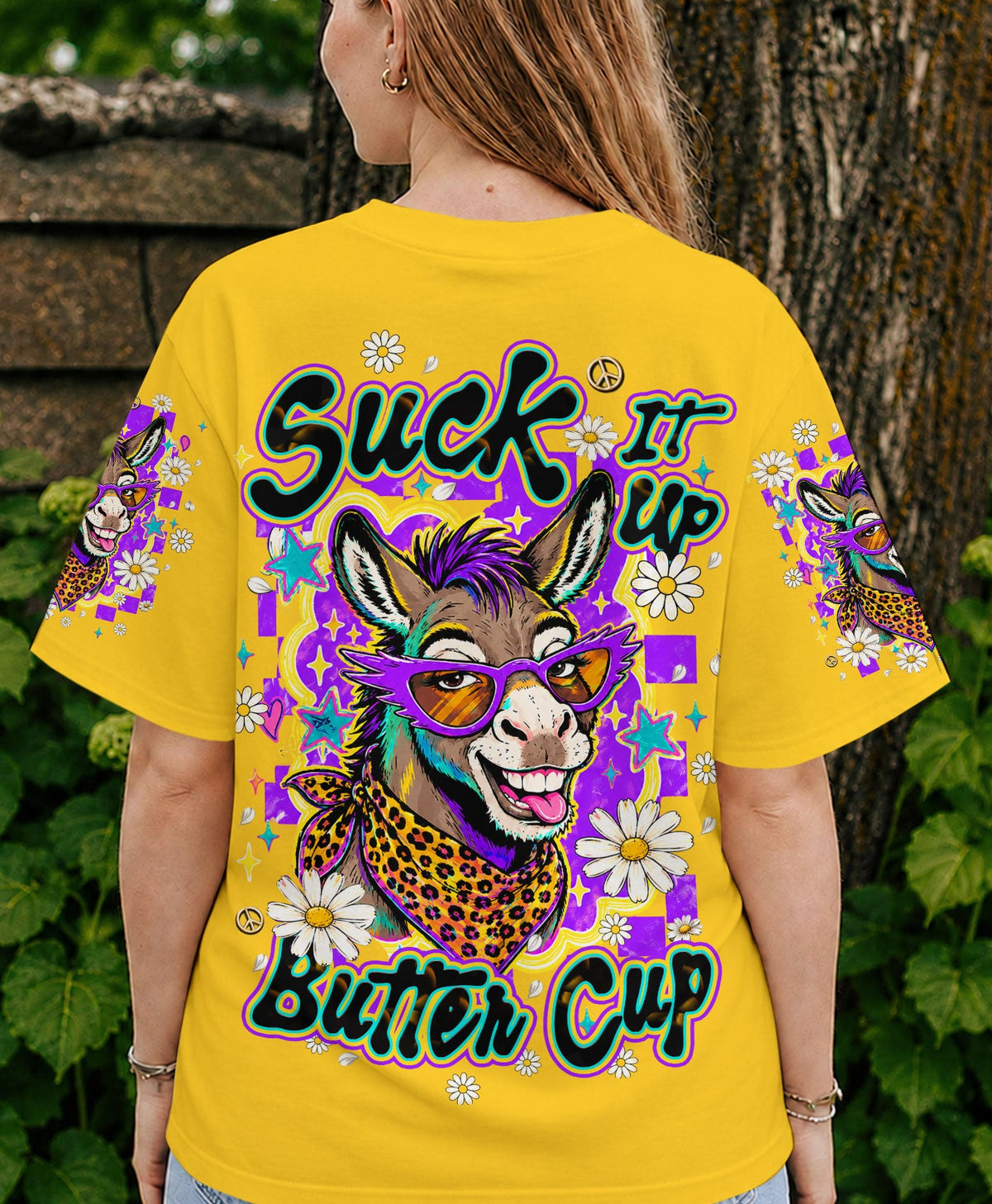SUCK IT UP BUTTERCUP DONKEY ALL OVER PRINT  - TLHN1506262