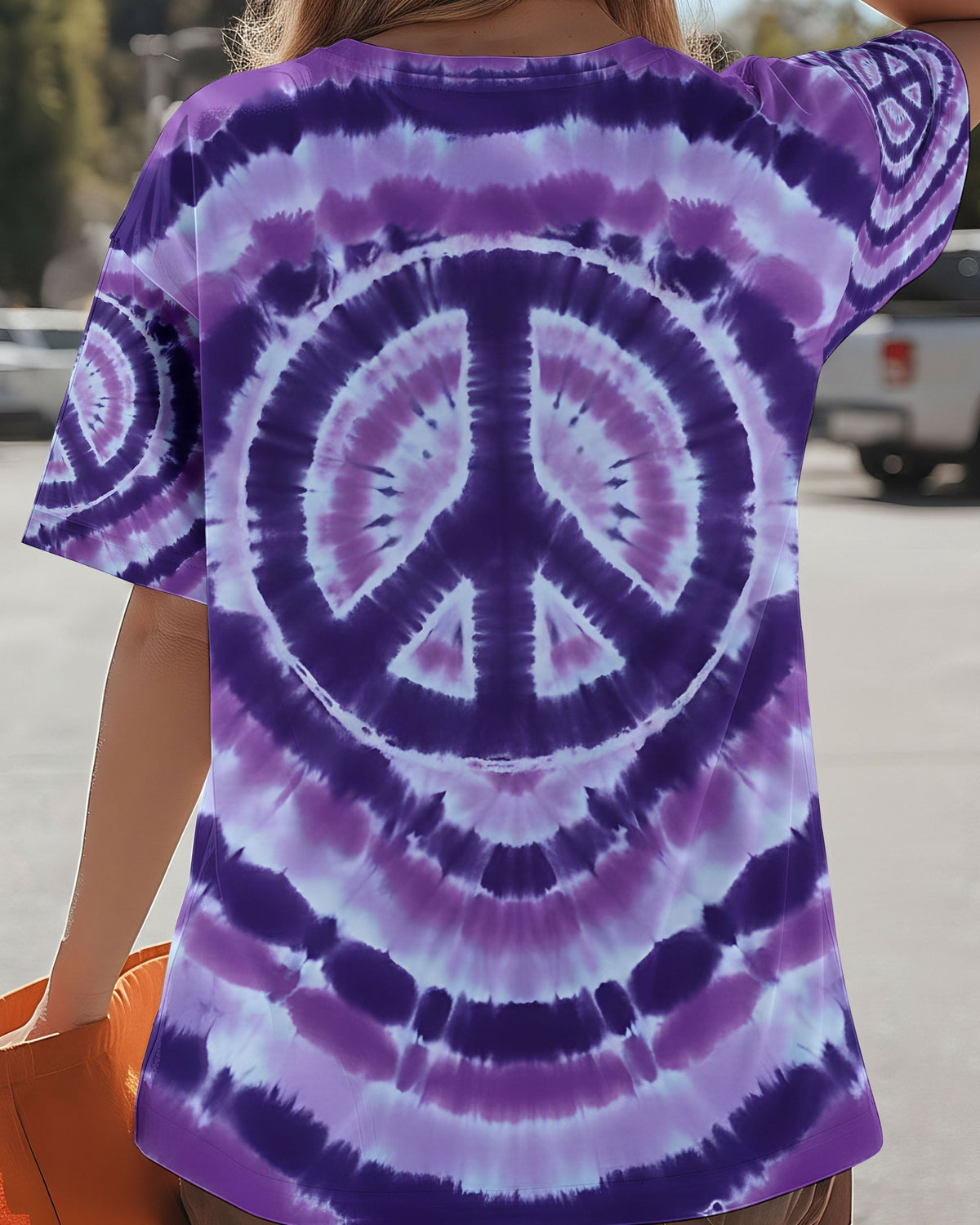 PEACE VIOLET ALL OVER PRINT - TYQY2912252