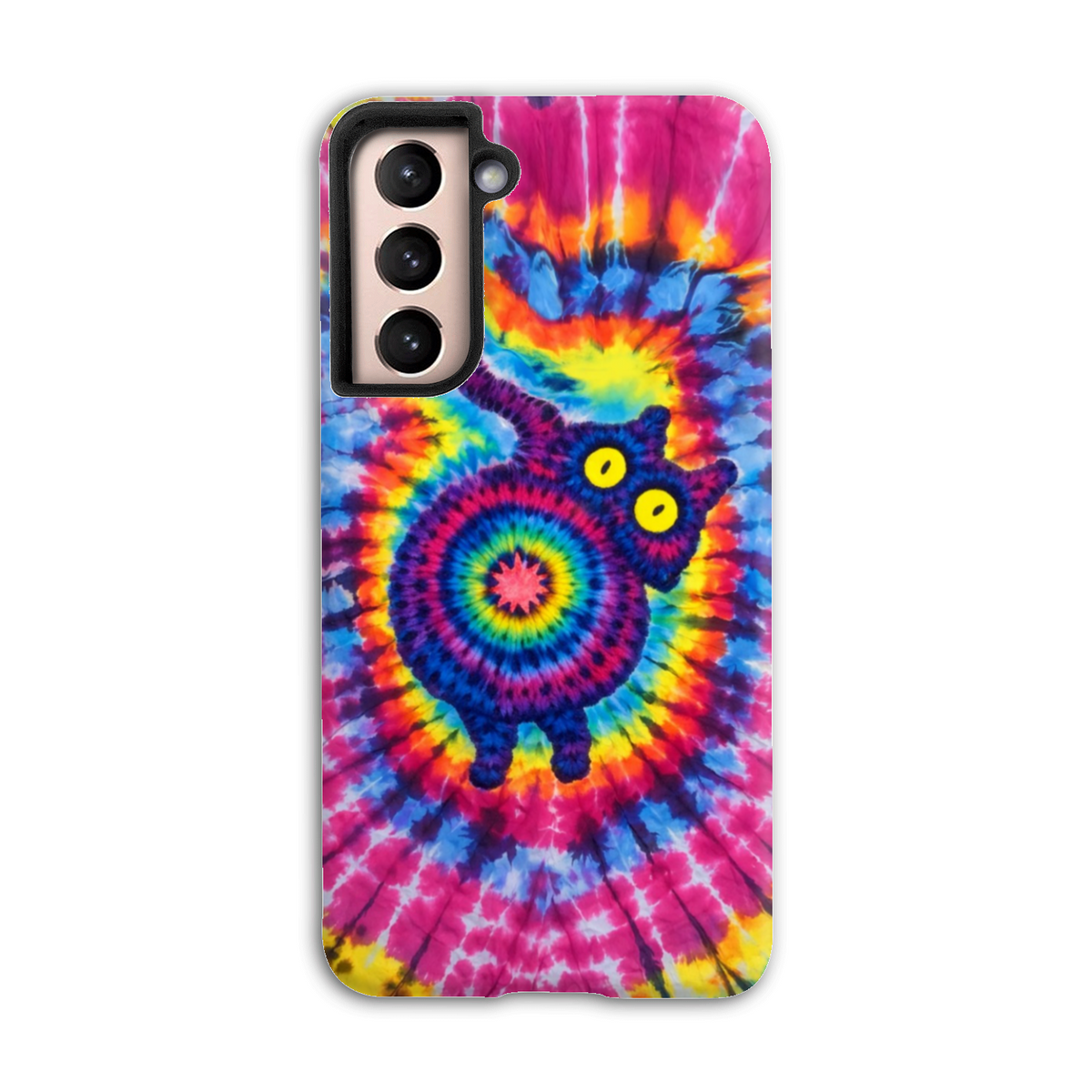 CAT COLORFUL SWIRL PATTERN PHONE CASE  - TLNO0701261